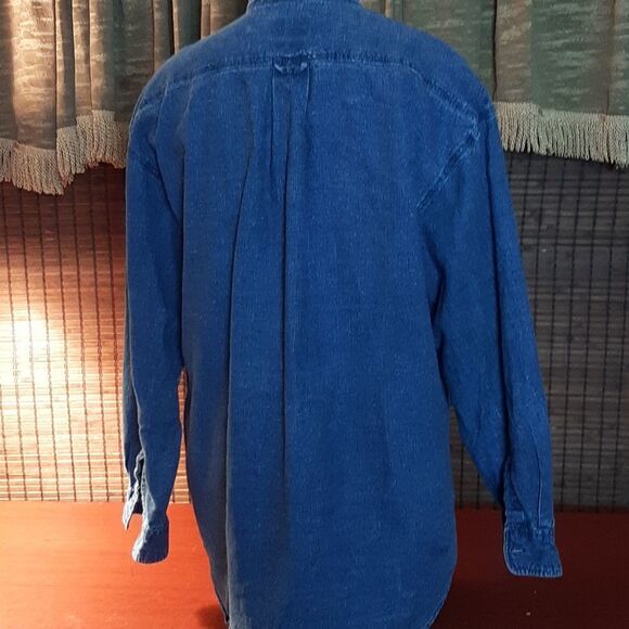 Mr d Mens Jean Shirt Linen L - Picture 4 of 7